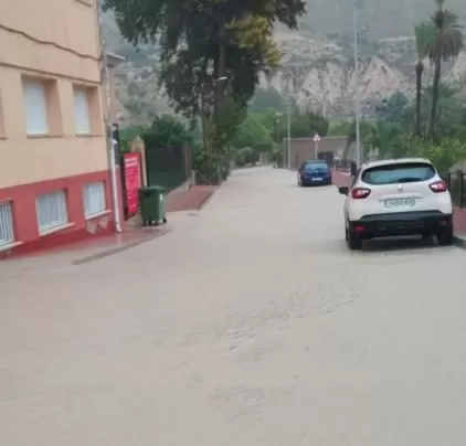 La CHS registra hasta 108 litros por m2 acumulados en Ojós por las lluvias