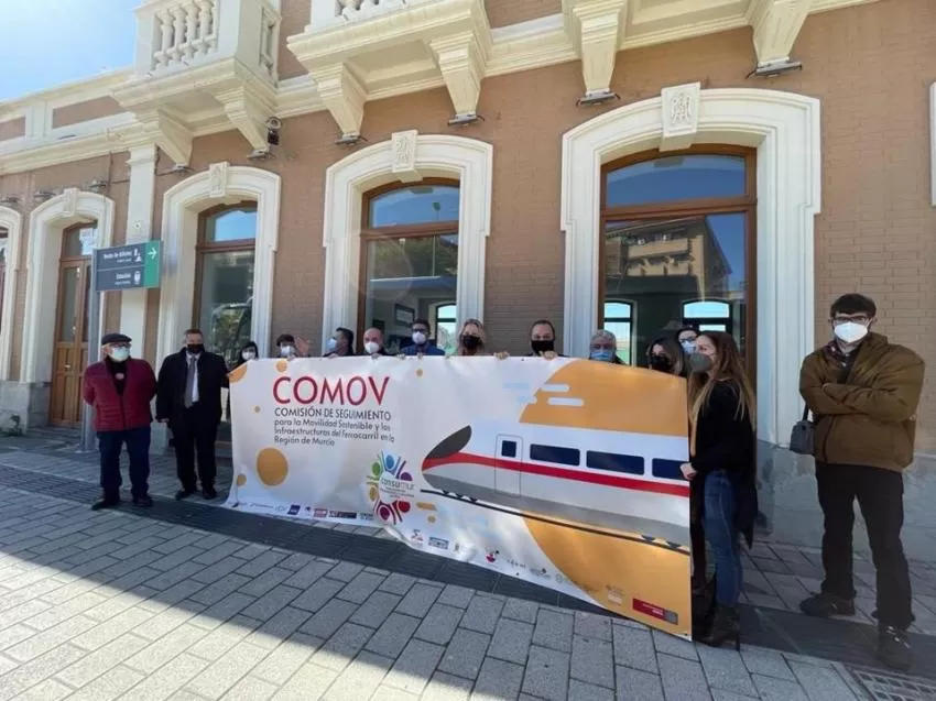 La Comov defiende la vertebración del transporte ferroviario de las provincias de Murcia y Albacete