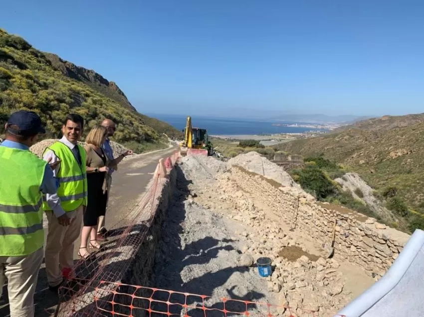 La Comunidad amplía las mejoras de la carretera de Cedacero para reforzar su seguridad ante las lluvias torrenciales