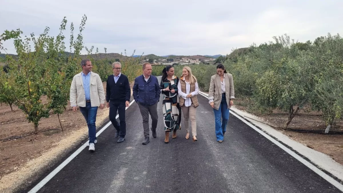 La Comunidad concluye las obras de mejora del camino rural de la Fuente de Juan González, en Cehegín