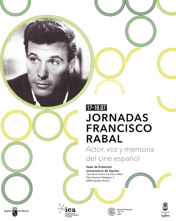 La Comunidad promueve las 'Jornadas Francisco Rabal: Actor, voz y memoria del cine español'