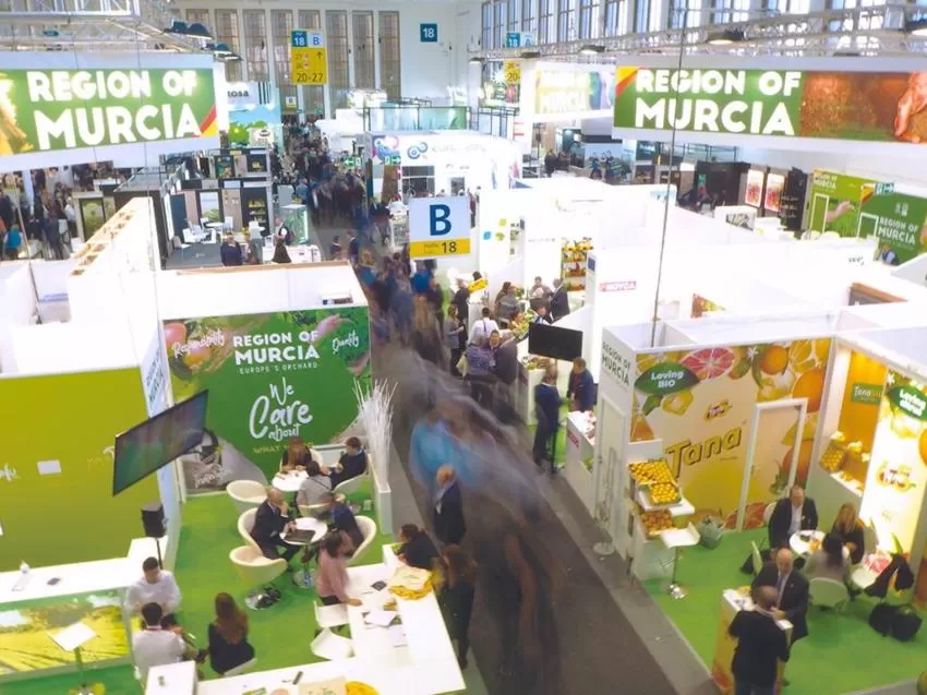 La Comunidad recupera la asistencia presencial a la feria internacional de productos frescos Fruit Logística
