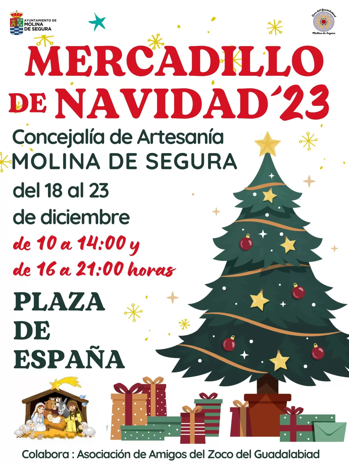 La Concejalía de Artesanía de Molina de Segura organiza el Mercadillo de Navidad del 18 al 23 de diciembre