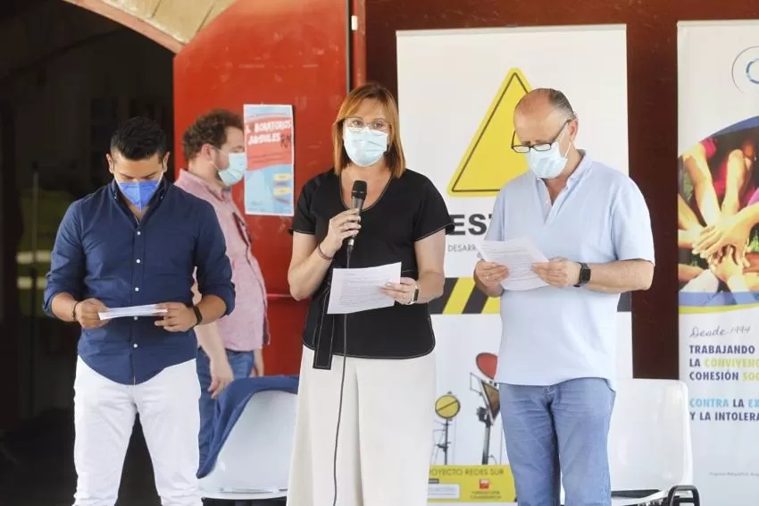 La consejera Isabel Franco se reúne con personas solicitantes de Protección Internacional acogidas en la Región