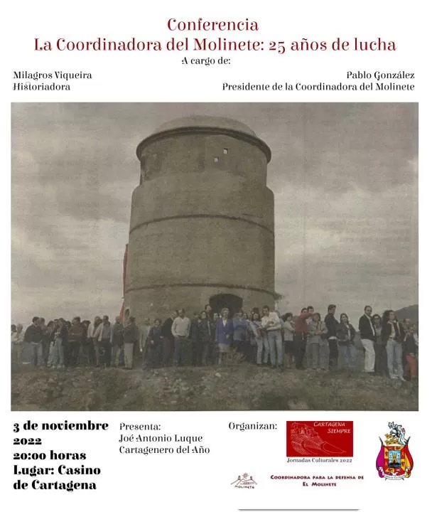 La Coordinadora del Molinete inicia las celebraciones de su 25 aniversario con una charla