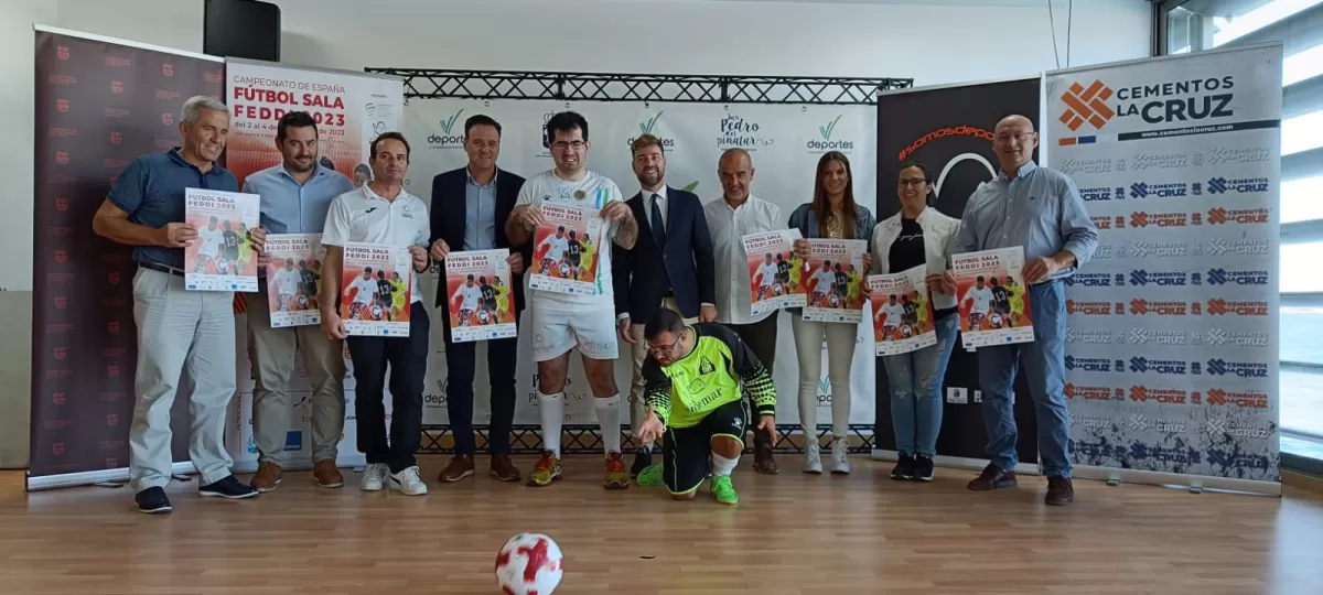 La Copa de fútbol sala para personas con discapacidad intelectual reunirá en San Javier y San Pedro a 35 equipos