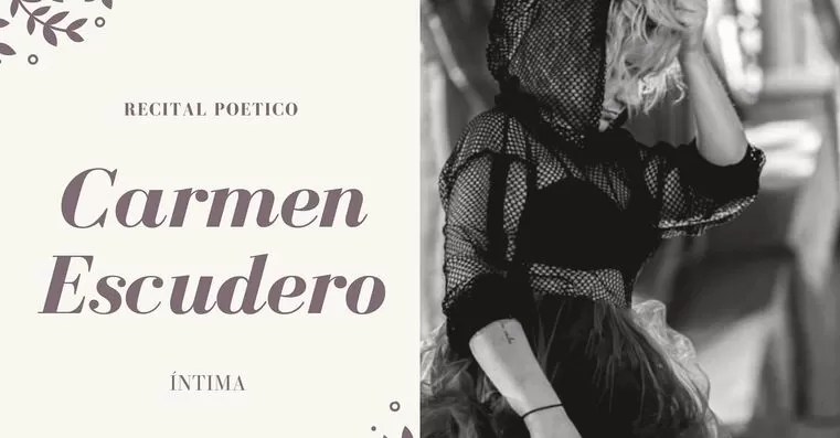 La escritora Carmen Escudero presenta el recital poético 'Íntima' este lunes en el Café El Sur de Murcia