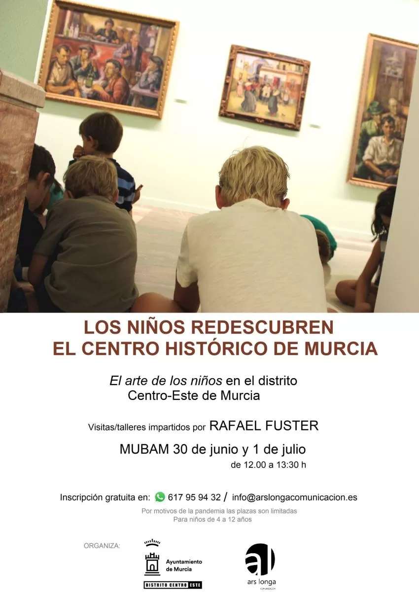 La Junta de Distrito Centro Este de Murcia inicia el programa 'Los niños redescubren el centro histórico'