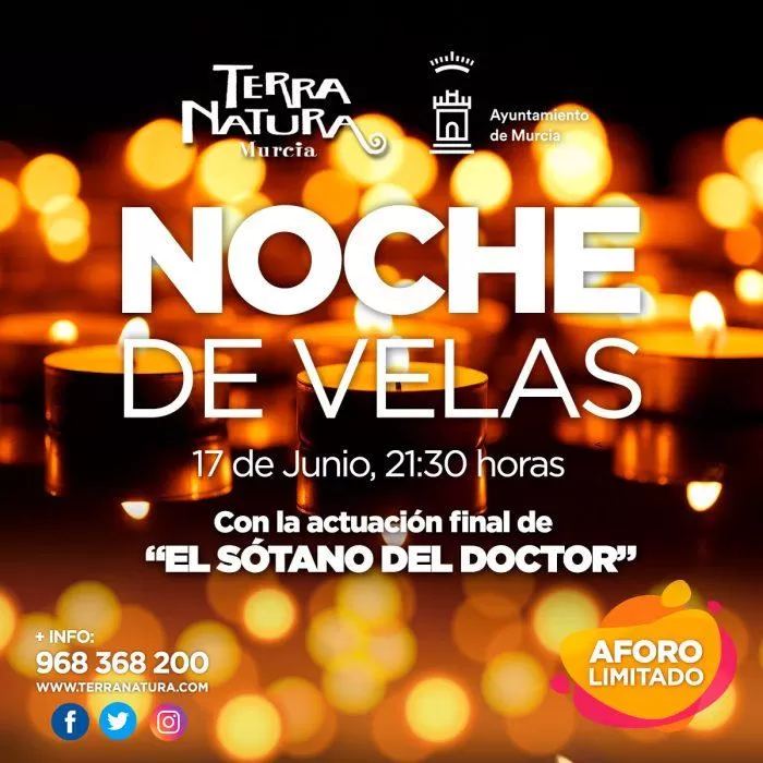 La ‘Noche de Velas’ regresa este viernes a Terra Natura Murcia