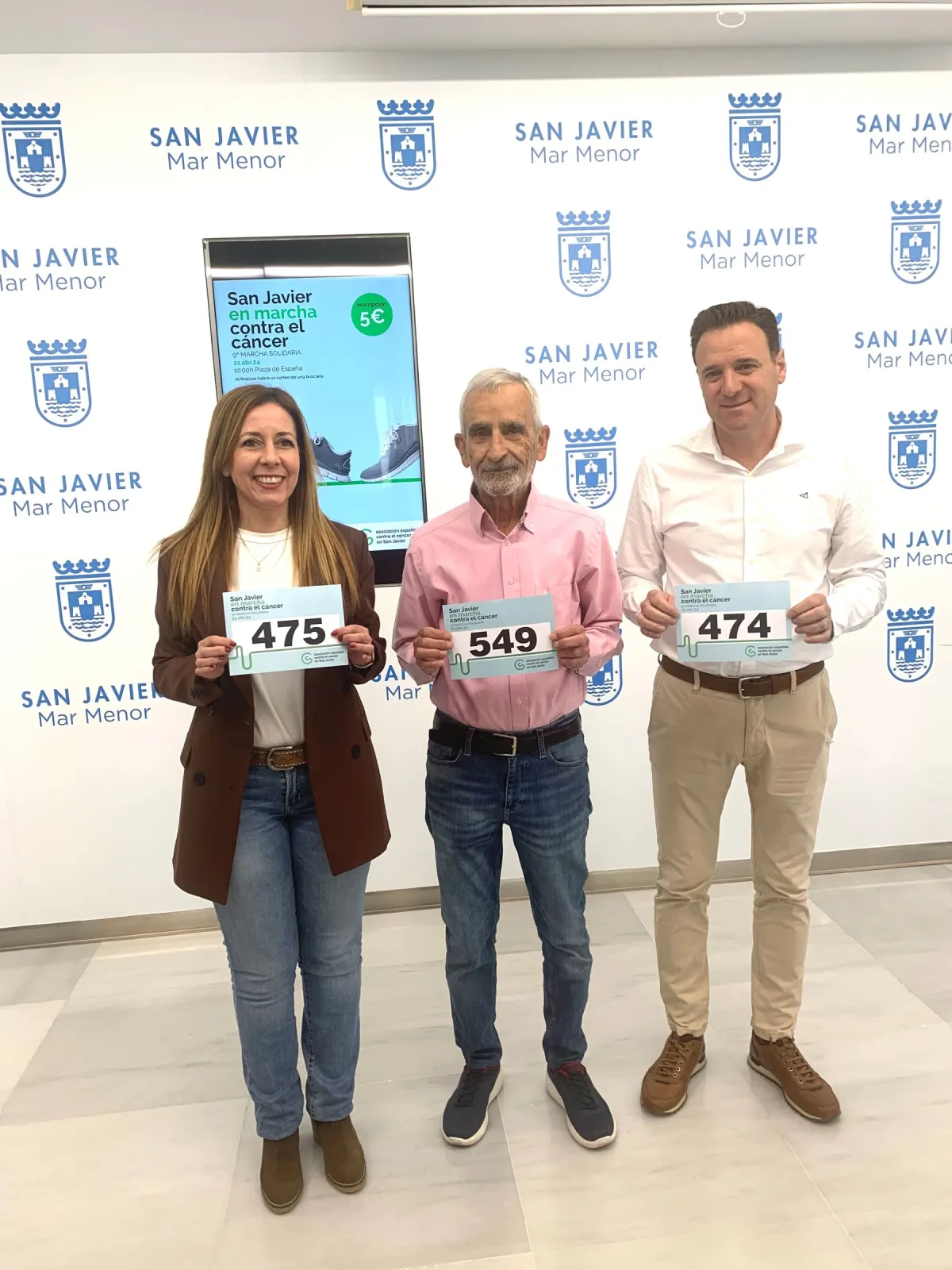 La novena marcha solidaria contra el cáncer de San Javier espera superar los 800 dorsales