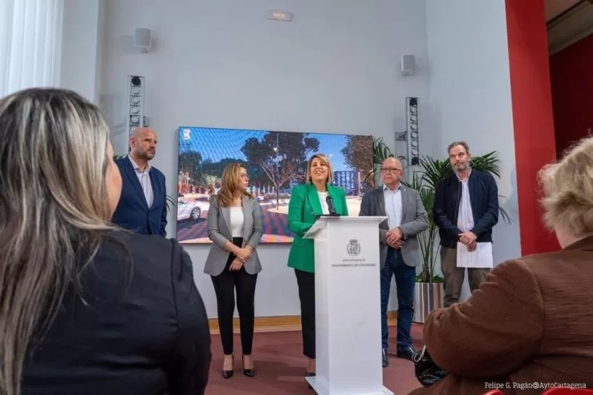 La Plaza cartagenera de Juan XXIII se renovará como un gran espacio con más zonas para el peatón