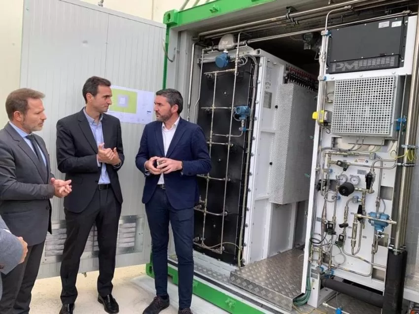La Región de Murcia alberga el primer equipo de España que genera hidrógeno verde