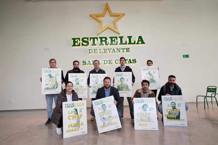 La Sala de Catas de Estrella de Levante acogerá cenas exclusivas con chefs de Murcia, Alicante, Albacete y Almería