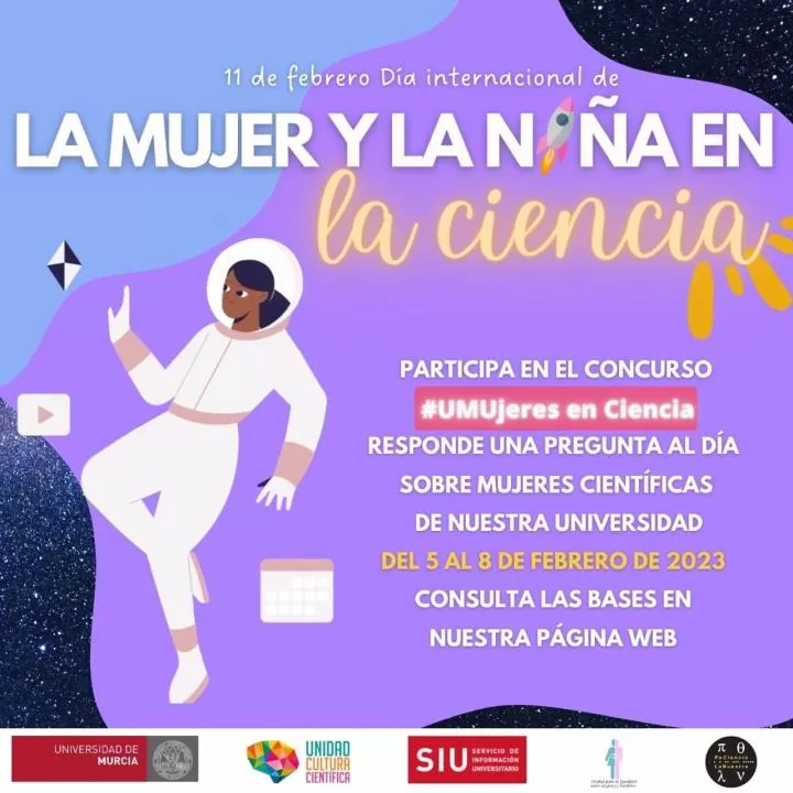 La UMU organiza 'UMUjeres', el concurso que celebra el Día Internacional de la Mujer y la Niña en la Ciencia