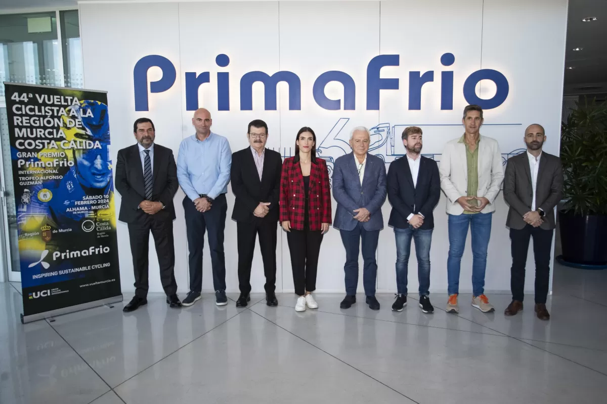 La Vuelta a la Región de Murcia 2024 saldrá desde la sede de Primafrío en Alhama