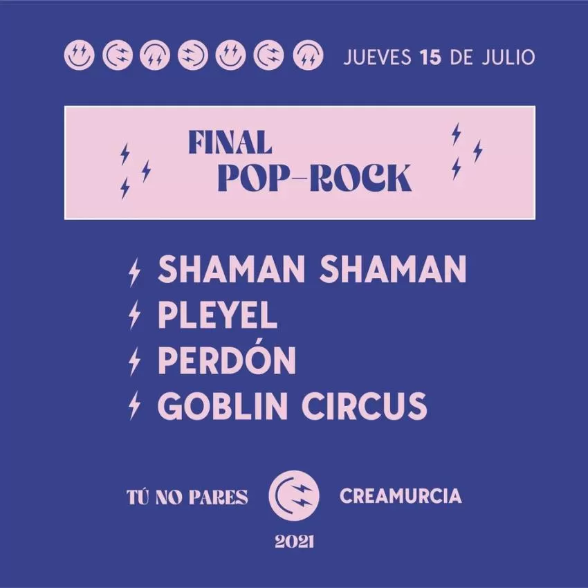 Las finales de 'Pop - Rock' y de 'Otras Tendencias' del CreaMurcia empiezan este jueves