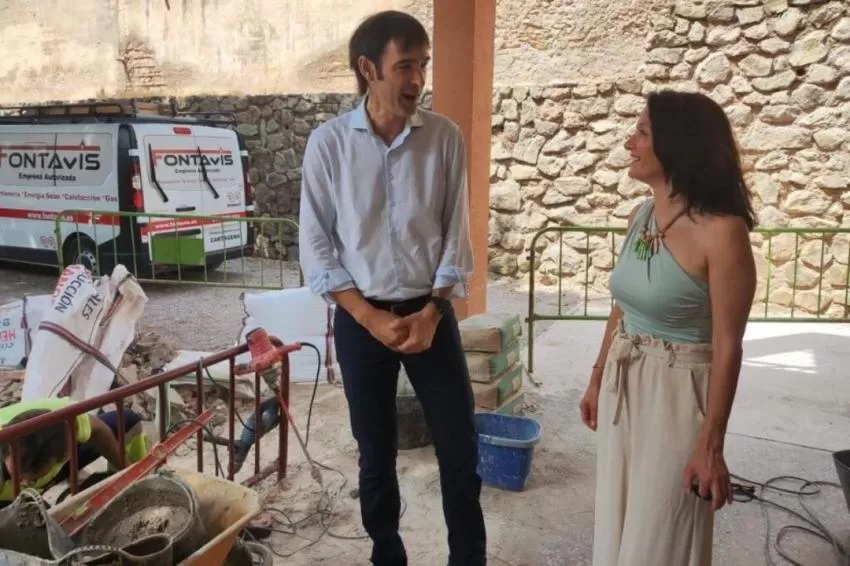 Las obras en los colegios de Cartagena avanzan a buen ritmo