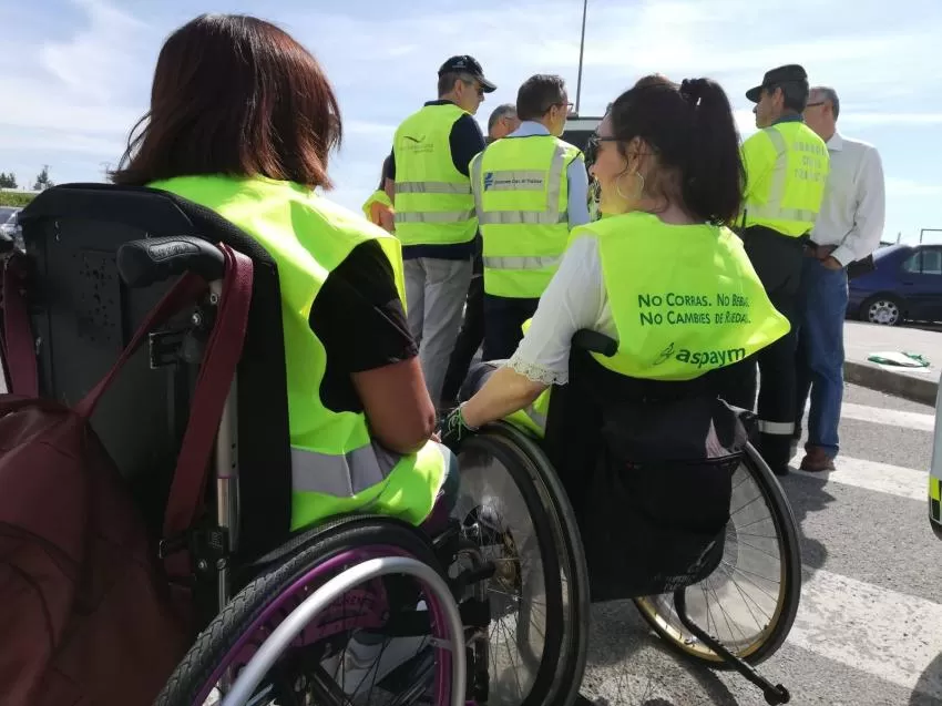 Lesionados medulares de Aspaym concienciarán este lunes a los conductores en controles de velocidad