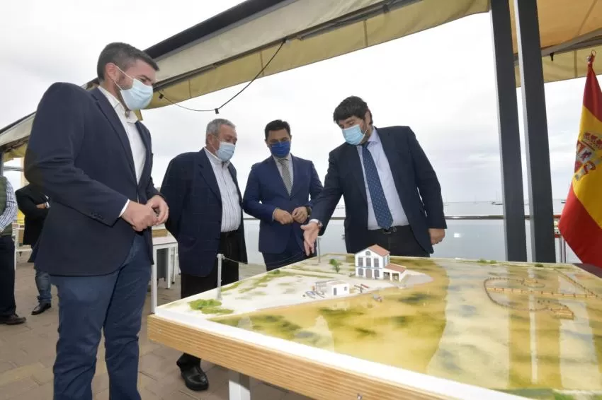 López Miras anuncia el inicio de los trabajos para recuperar la Encañizada del Ventorrillo como sistema tradicional