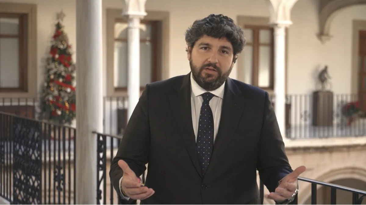 López Miras en su mensaje de fin de año: 'La Región de Murcia no tiene límites' 