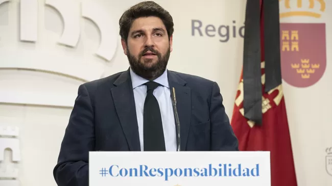 López Miras reclama al Gobierno un plan para evitar la "indefensión jurídica" de las CCAA tras el estado de alarma