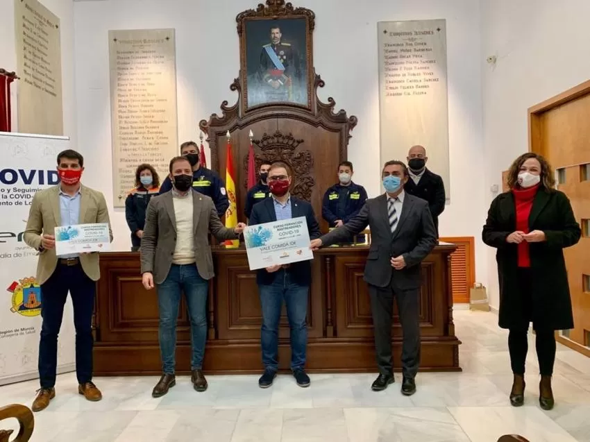 Lorca formará como rastreadores COVID a 264 voluntarios de Protección Civil de municipios de la Región