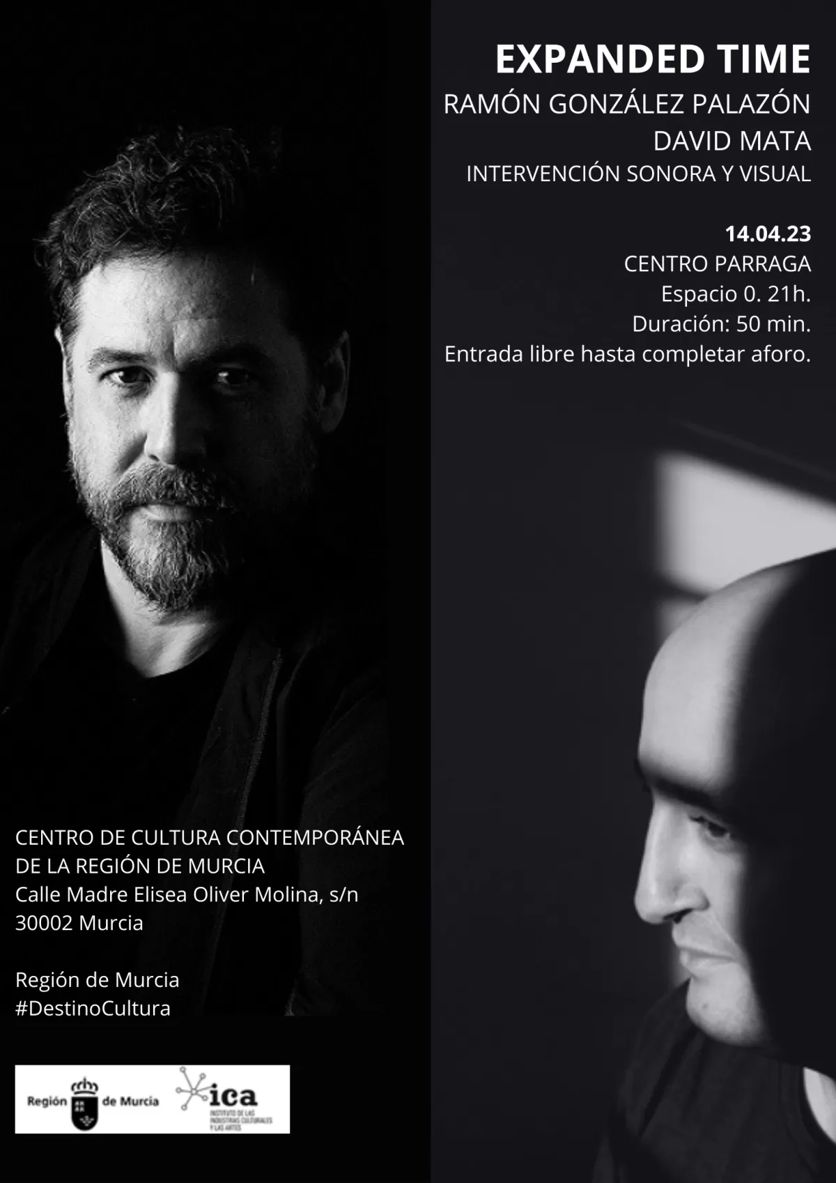 Los artistas David Mata y Ramón González dialogan a través de su obra en el Centro Párraga