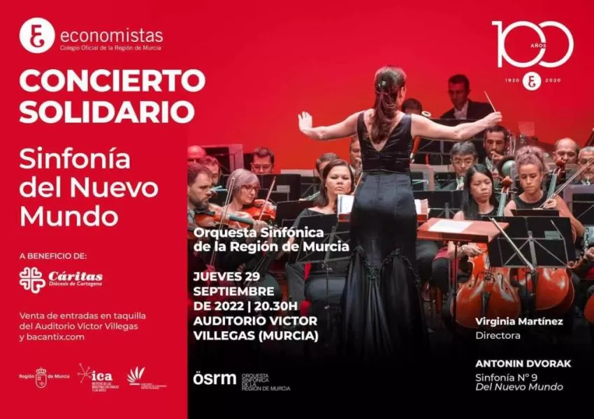 Los economistas celebrarán el 29 de septiembre un concierto solidario con la OSRM a favor de Cáritas