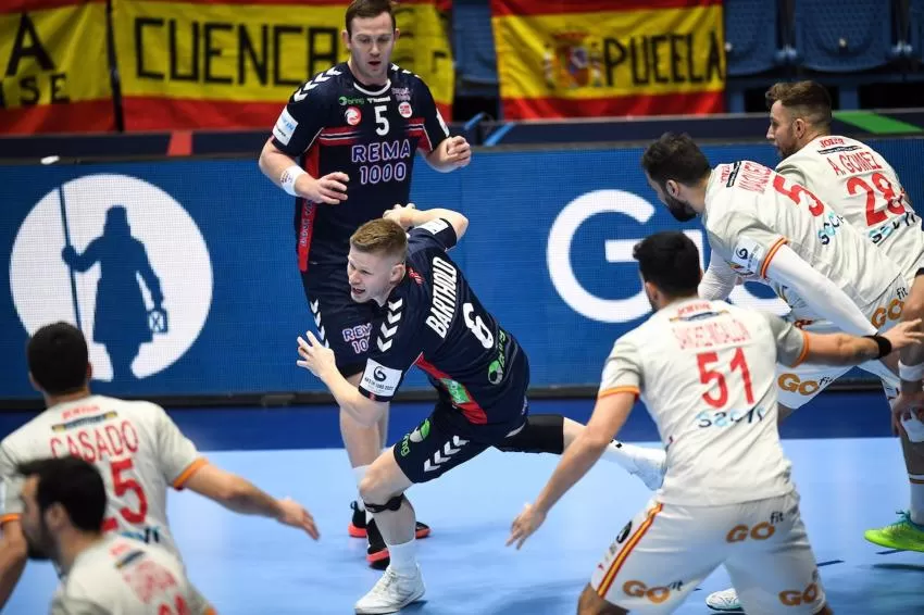 Los 'Hispanos' pierden ante Noruega la primera bala de semifinales