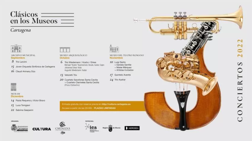 Los museos de Cartagena volverán a llenarse de música en directo con un ciclo de conciertos gratuitos