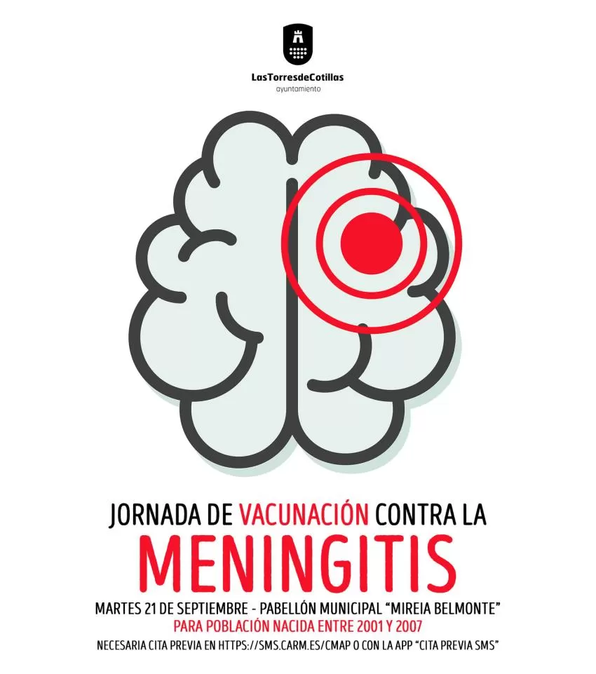 Los torreños de 14 a 20 años, llamados a vacunarse contra la meningitis el próximo martes
