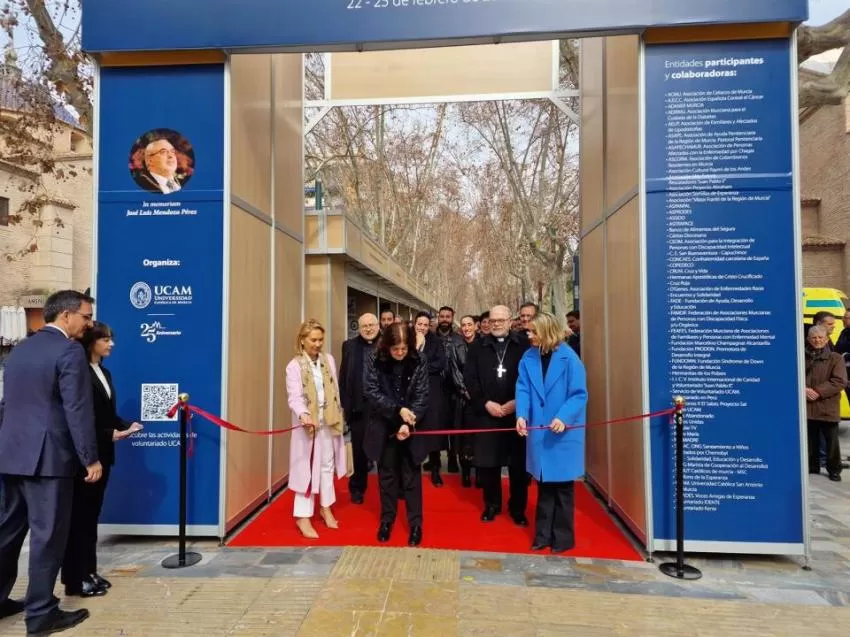 Más de 100 entidades sociales participan en la Muestra Internacional de Voluntariado que organiza la UCAM