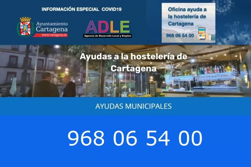 Más de 290 hosteleros solicitan las ayudas directas del Ayuntamiento de Cartagena para contribuir a recuperar el sector