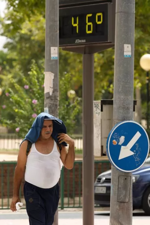 Meteorología aumenta a naranja y rojo las alertas emitidas para este lunes por altas temperaturas en la Región