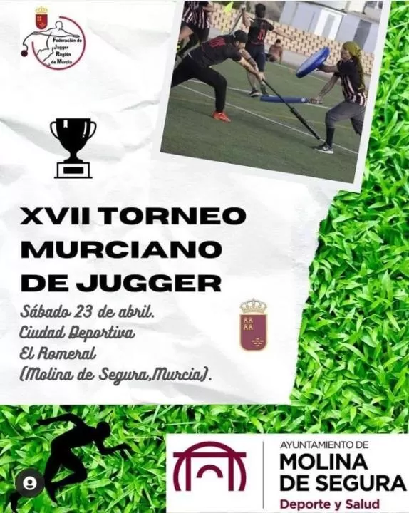 Molina de Segura acoge el XVII Torneo Murciano de Jugger el sábado 23 de abril