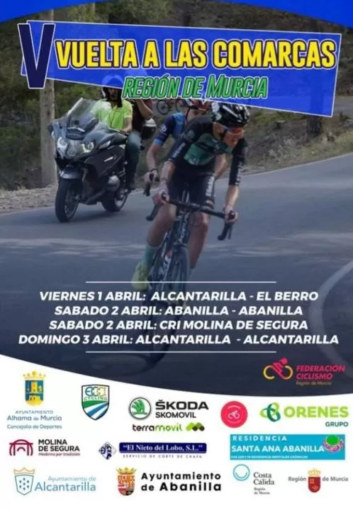 Molina de Segura acoge la segunda etapa de la V Vuelta a las Comarcas de la Región de Murcia