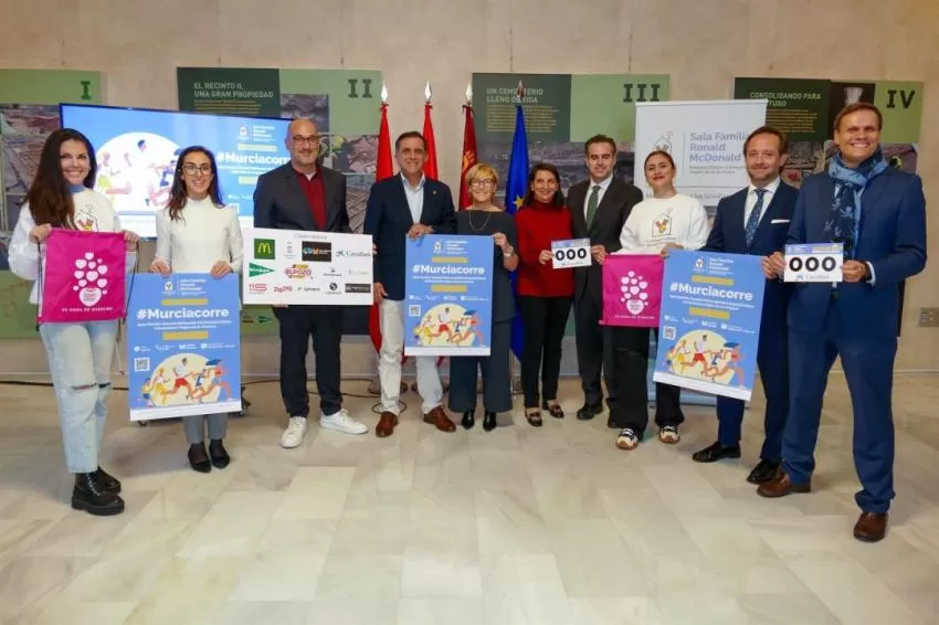 Murcia acogerá el próximo 29 de enero la carrera solidaria de la Sala Familiar Ronald MCDonald