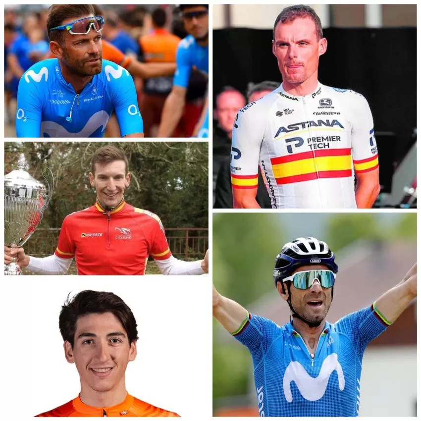 Cinco murcianos en la Vuelta Ciclista a España