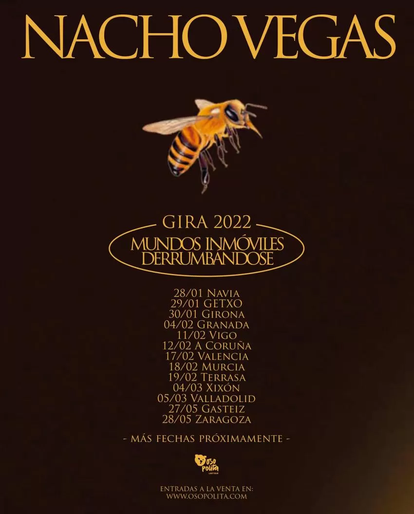 Nacho Vegas ofrecerá un concierto en Murcia el próximo 18 de febrero