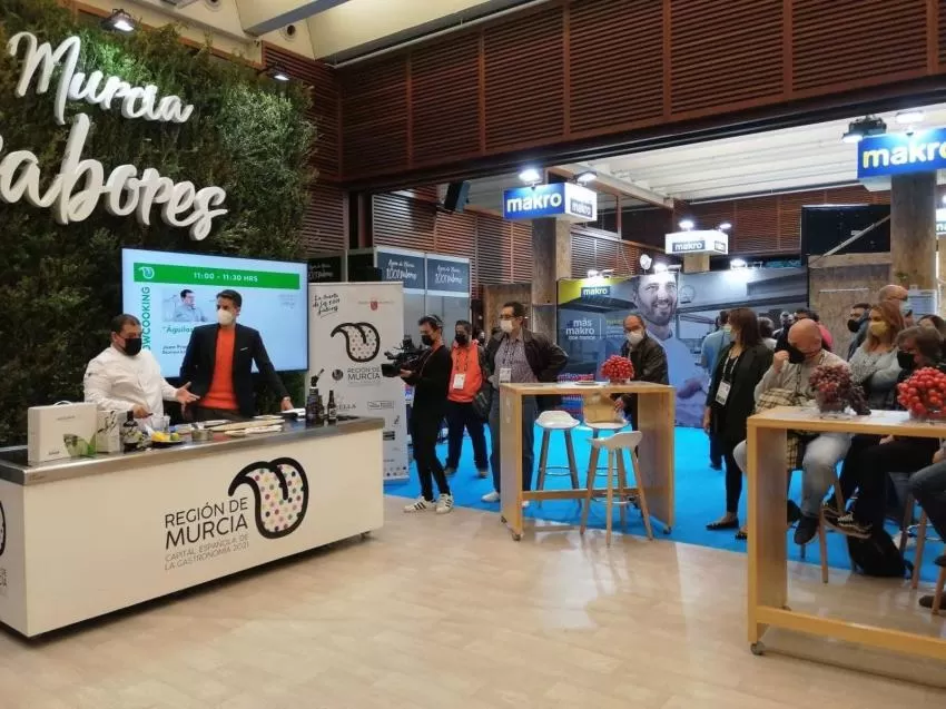 Nueve showcookings muestran la cocina de la Región de Murcia en San Sebastián Gastronomika
