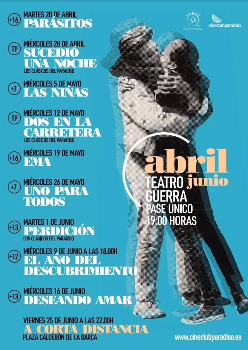 'Parásitos', 'Las niñas' y 'El año del descubrimiento', entre las próximas proyecciones del Cineclub Paradiso de Lorca