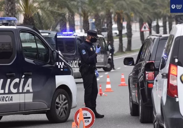 La Policía Local de Murcia interpone más de 430 sanciones este martes por incumplir las medidas sanitarias