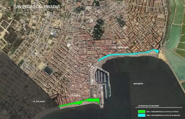 Por un Mar Vivo lamenta que la reforma del paseo de San Pedro del Pinatar no soluciona los vertidos