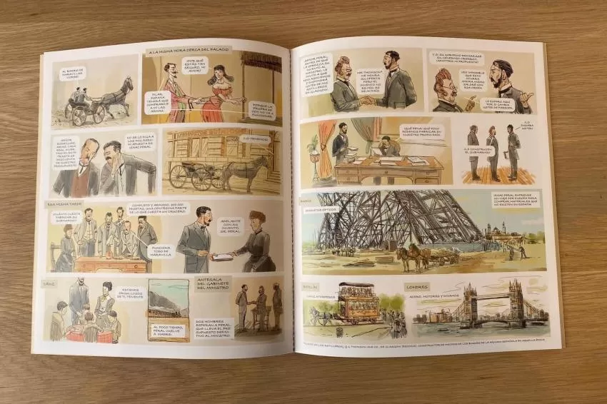 Publican un cómic sobre el inventor Isaac Peral coincidiendo con la botadura del submarino que llevará su nombre