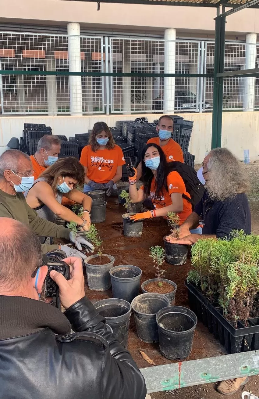 Soltec y el Ayuntamiento de Cartagena realizan una siembra solidaria enmarcada en el Cartagena Jazz Festival