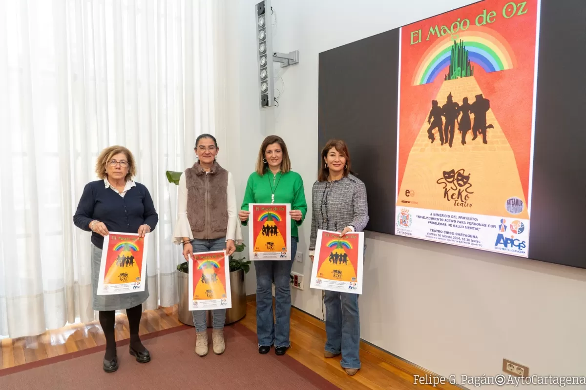 Teatro solidario con el Mago de Oz en el Nuevo Teatro Circo de Cartagena