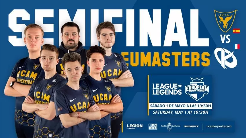 UCAM Esports Club juega este sábado la semifinal de European Masters