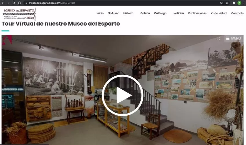 Ya se puede visitar el Museo del Esparto de Cieza con el tour virtual en 3D