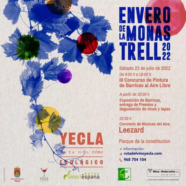 Yecla organiza el 23 de julio 'El Envero de la Monastrell'