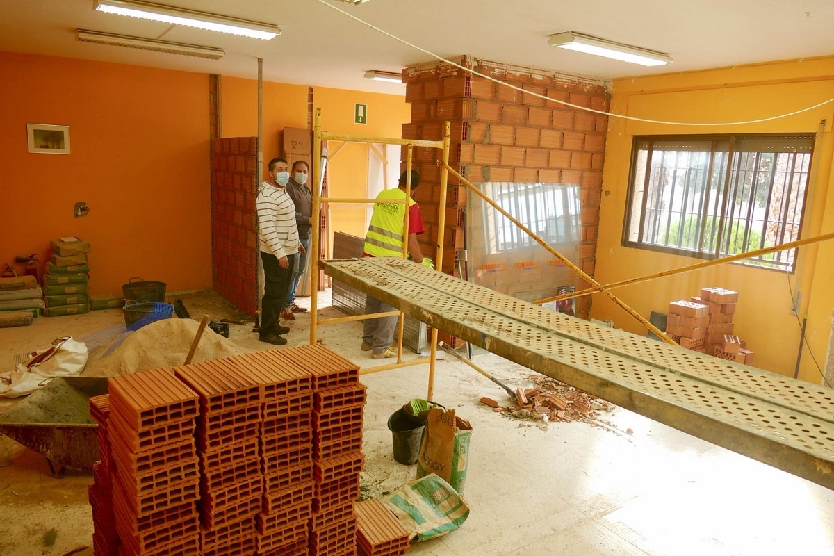 Obras para las aulas de estudio de La Palma y Molinos Marfagones